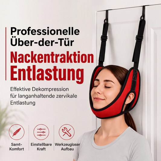 🚪 50 % RABATT! 💆 Nakkestrekk-apparat – montering over dør & smertelindrende ✨