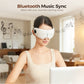 Visuell Bluetooth-øynemassasjeapparat med varme og musikk
