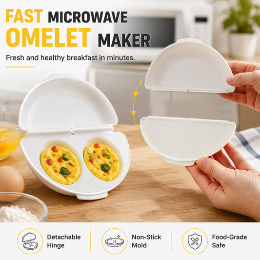 🍳 50 % RABATT NÅ! 🥚 2‑i‑1 – Omelett- og bløtkokt-egg-maskin – rask omelettmaskin, non-stick og BPA-fri – perfekt til travle morgener og næringsrike frokoster! ✨🍽️