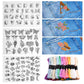 🎃Halloween Deal 50% OFF!🎨Water-Soluble Stick & Stitch Embroidery Patterns – Peel, Stitch & Rinse
