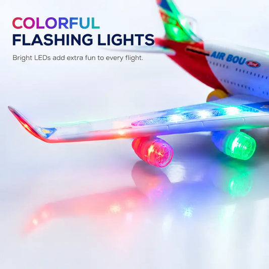 Elektrisk modellfly med lyd og LED-lys