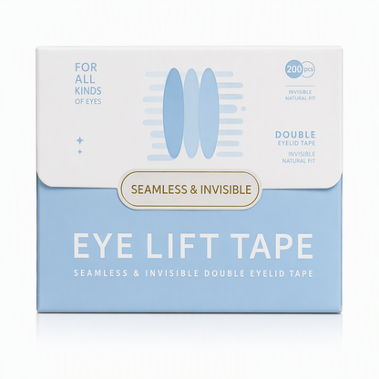 Selvklebende, naturlig og usynlig øyelokktape