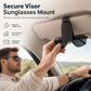 🕶️ Solbrilleholder for bil – dobbel klype for briller og billetter