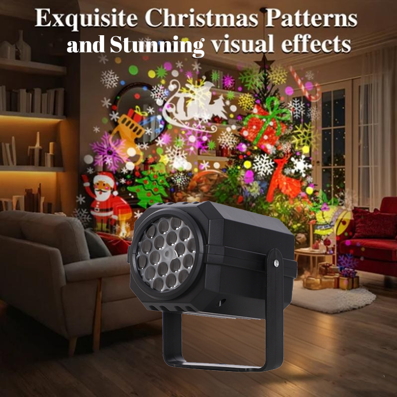 Rotating LED Christmas Pattern Projector – product image