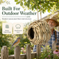 Handwoven Straw Bird Shelter – product image
