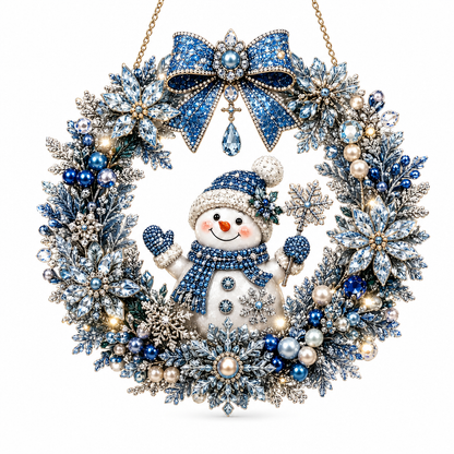 DIY jule-diamantkunstsett for