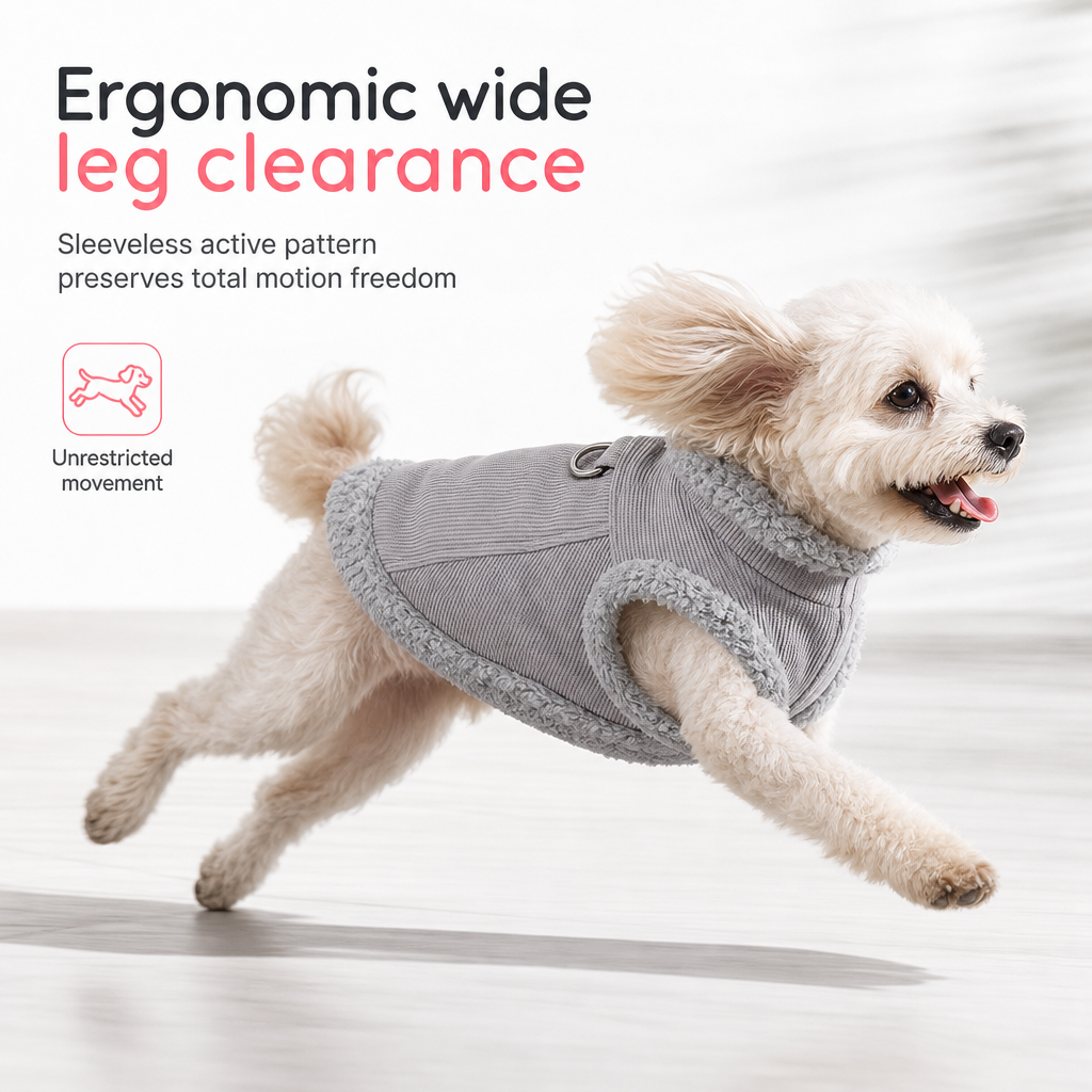 Fleece-Lined Pet Vest – product image