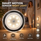 🎁 LED-bevegelsessensor magnetisk nattlys. Én lading gir tre måneders batteritid i standby.