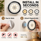 🎁 LED-bevegelsessensor magnetisk nattlys. Én lading gir tre måneders batteritid i standby.