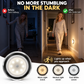 🎁 LED-bevegelsessensor magnetisk nattlys. Én lading gir tre måneders batteritid i standby.
