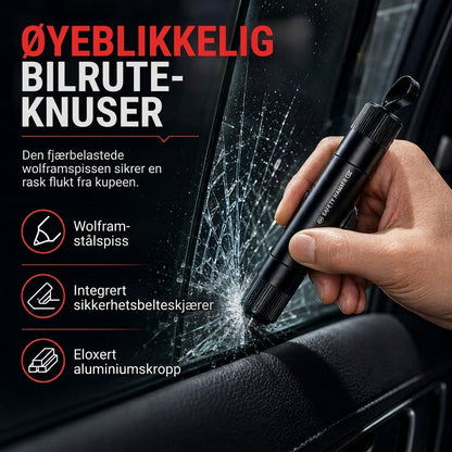 Bærbar sikkerhetsmini-hammer for bil og knus av rute