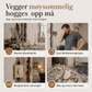 Trådløst lysbrygersett uten kabelføring, med selvklebende veggbryter og mottaker for 220V husholdningslamper
