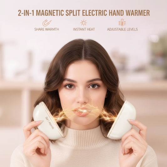 2-i-1 magnetisk delbar elektrisk håndvarmer