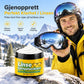 Reparasjonssett for linser med riper, med svamp for briller, vernebriller, ansiktsskjermer og hjelmskjermer.