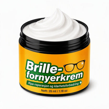 Reparasjonssett for linser med riper, med svamp for briller, vernebriller, ansiktsskjermer og hjelmskjermer.