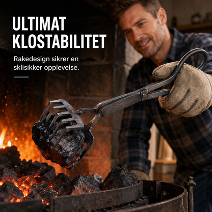 Kraftig universaltang i jern for spiker, kull og kastanjer