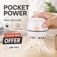 🧹 50% RABATT! Bærbar Mini Skrivebordsstøvsuger – Fjerner Smuler & Støv Fra Tastaturer! ✨ 65×63mm Kompakt – Perfekt for Hjemmet, Kontoret & Bilen. 🔋 Sterk Suging – Kjøp 3 for 10% Ekstra Rabatt! 🖥️