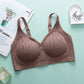 Sømløs trådløs elastisk blonde-BH